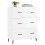 VidaXL vidaXL Sideboard Storage Cabinet Cupboard High Gloss White Engineered Wood 3