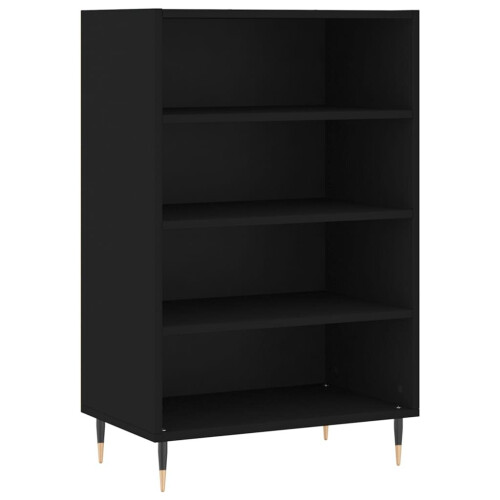 VidaXL (black) vidaXL Highboard Sideboard Storage Side Cabinet Home Cupboard Engineered Wood
