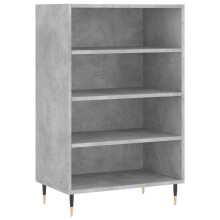 (concrete grey) vidaXL Highboard Sideboard Storage Side Cabinet Home Cupboard Engineered Wood