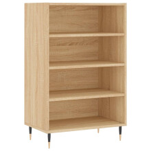 (sonoma oak) vidaXL Highboard Sideboard Storage Side Cabinet Home Cupboard Engineered Wood