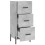 VidaXL vidaXL Sideboard Storage Side Cabinet Cupboard Concrete Grey Engineered Wood 5