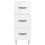 VidaXL vidaXL Sideboard Storage Cabinet Cupboard High Gloss White Engineered Wood 6