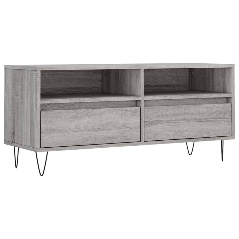 vidaXL TV Cabinet TV Unit Media Cabinet TV Stand Grey Sonoma Engineered Wood