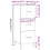VidaXL vidaXL Sideboard Storage Cabinet Cupboard High Gloss White Engineered Wood 4