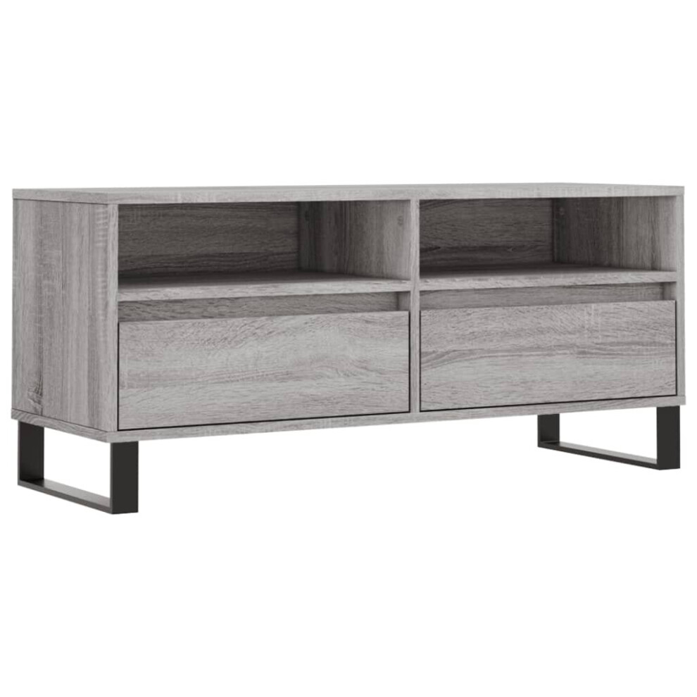 Vidaxl Tv Cabinet Tv Unit Media Cabinet Tv Stand Grey Sonoma Engineered Wood