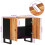 VidaXL (brown) vidaXL Sink Cabinet Vanity Unit Cupboard Solid Wood Mango and Engineered Wood 11
