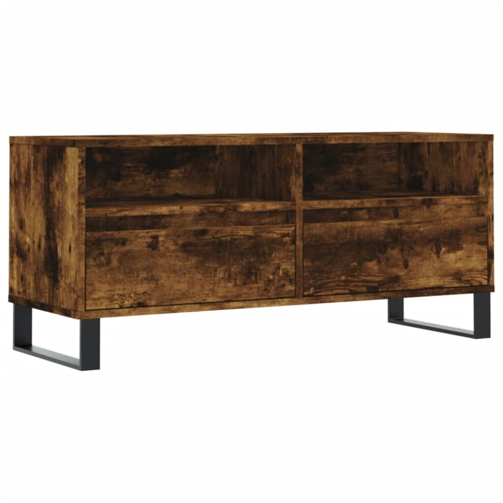 Vidaxl Tv Cabinet Tv Unit Media Cabinet Tv Stand Smoked Oak Engineered Wood