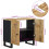 VidaXL (light brown) vidaXL Sink Cabinet Vanity Unit Cupboard Solid Wood Mango and Engineered Wood 4