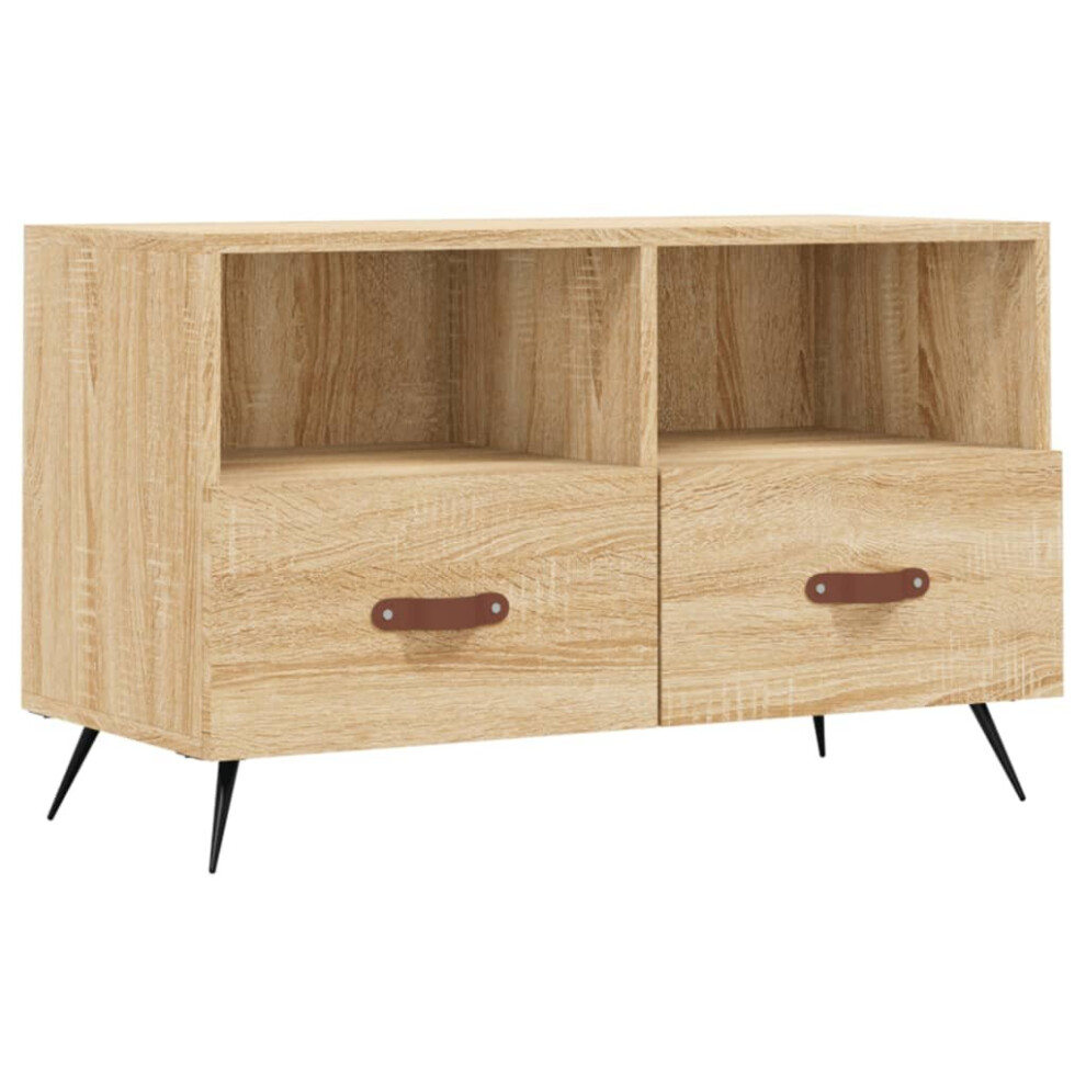 vidaXL TV Cabinet TV Unit Media Cabinet TV Stand Sonoma Oak Engineered Wood