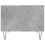 VidaXL (concrete grey) vidaXL Coffee Table Side Table Sofa Table High Gloss White Engineered Wood 5