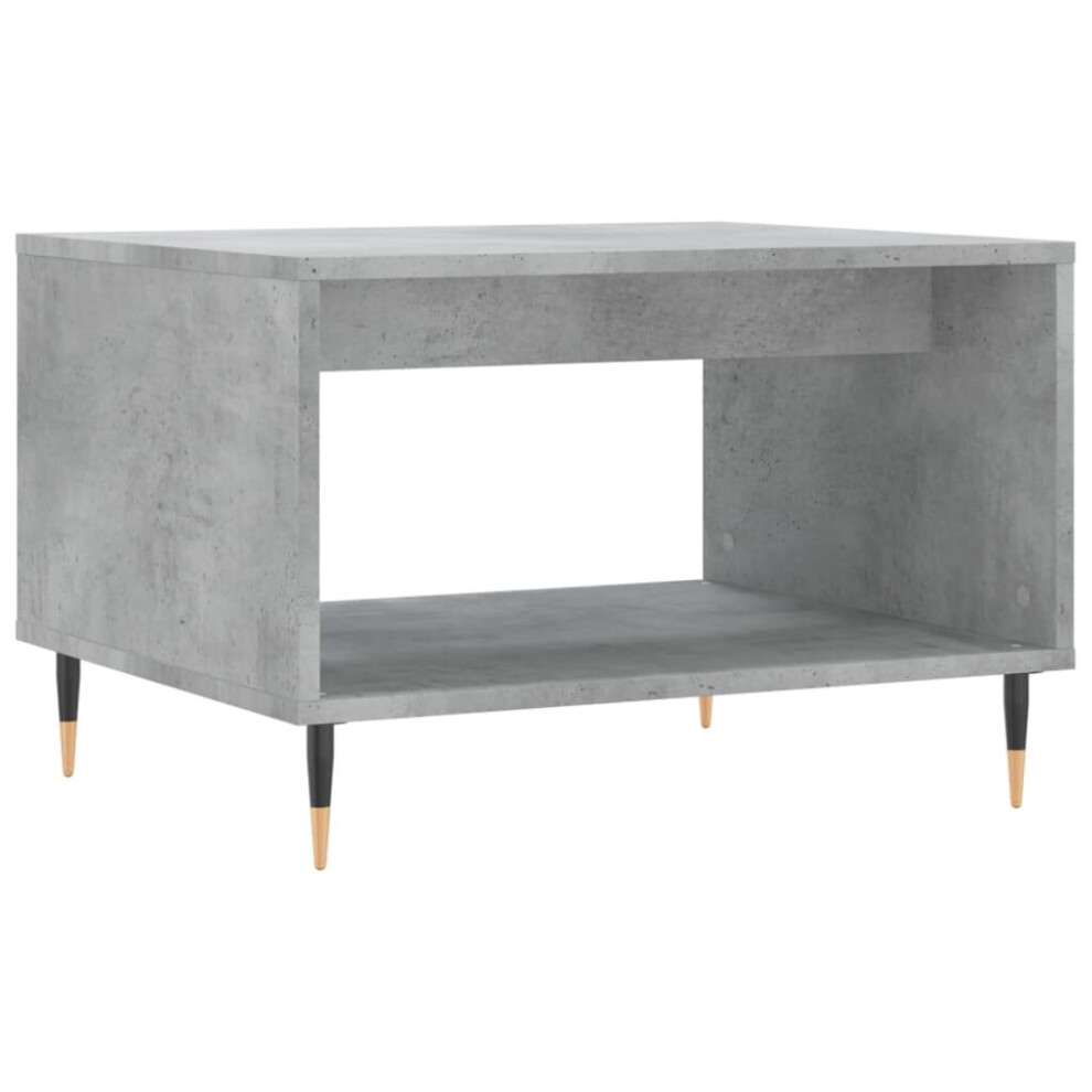 (concrete grey) vidaXL Coffee Table Side Table Sofa Couch Table Grey Sonoma Engineered Wood