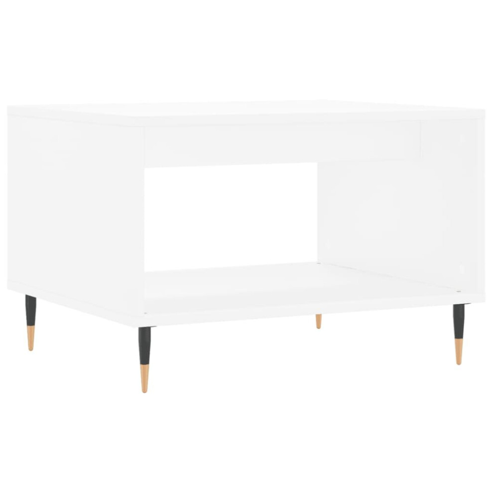 Vidaxl (White) Coffee Table Side Table Sofa Couch Table Grey Sonoma Engineered Wood