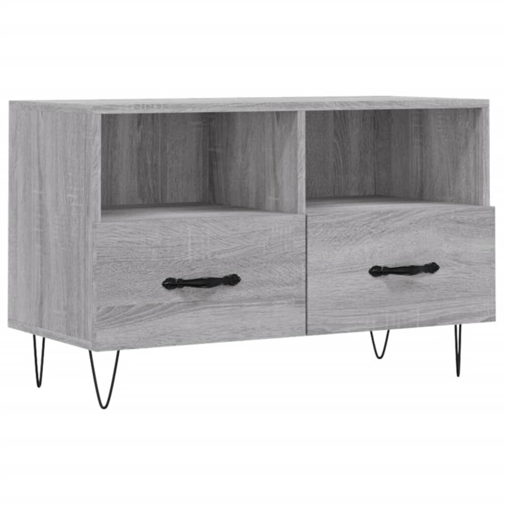 vidaXL TV Cabinet TV Unit Media Cabinet TV Stand Grey Sonoma Engineered Wood