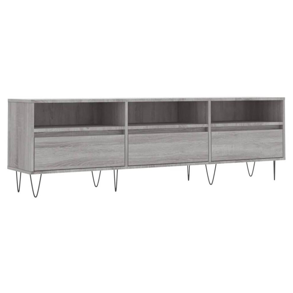 vidaXL TV Cabinet TV Unit Media Cabinet TV Stand Grey Sonoma Engineered Wood