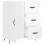 VidaXL vidaXL Sideboard Storage Cabinet Cupboard High Gloss White Engineered Wood 6