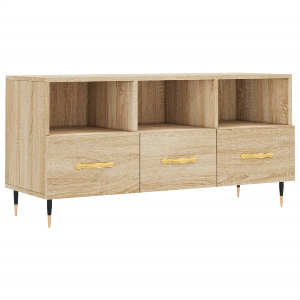 vidaXL TV Cabinet TV Unit Media Cabinet TV Stand Sonoma Oak Engineered Wood