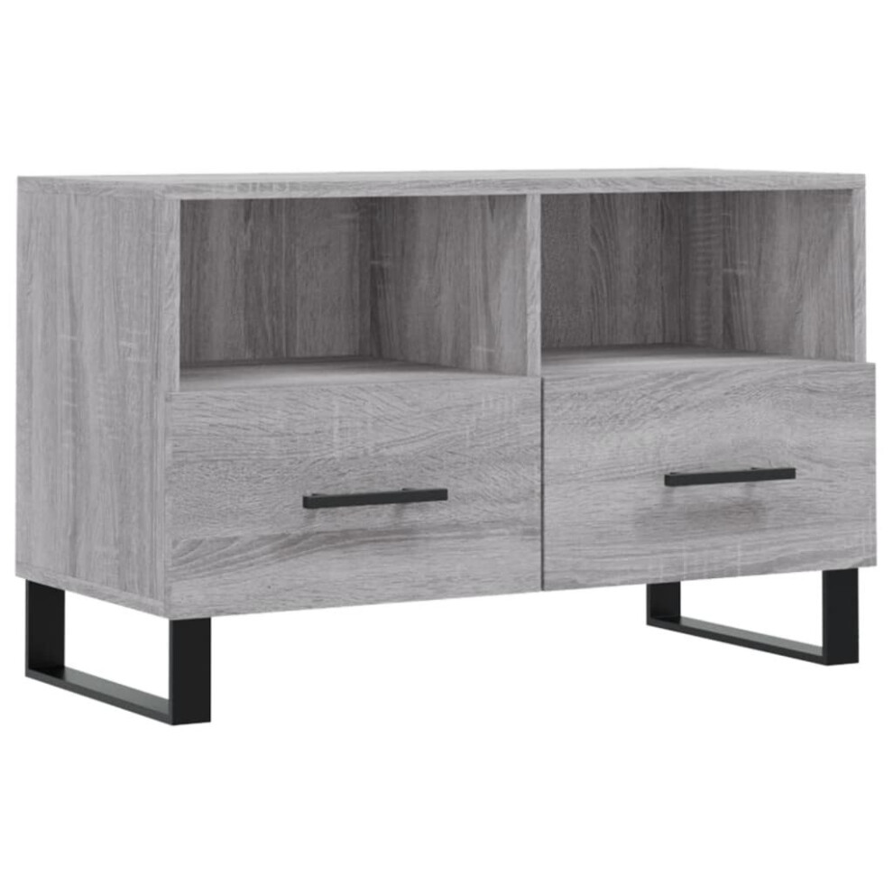 vidaXL TV Cabinet TV Unit Media Cabinet TV Stand Grey Sonoma Engineered Wood