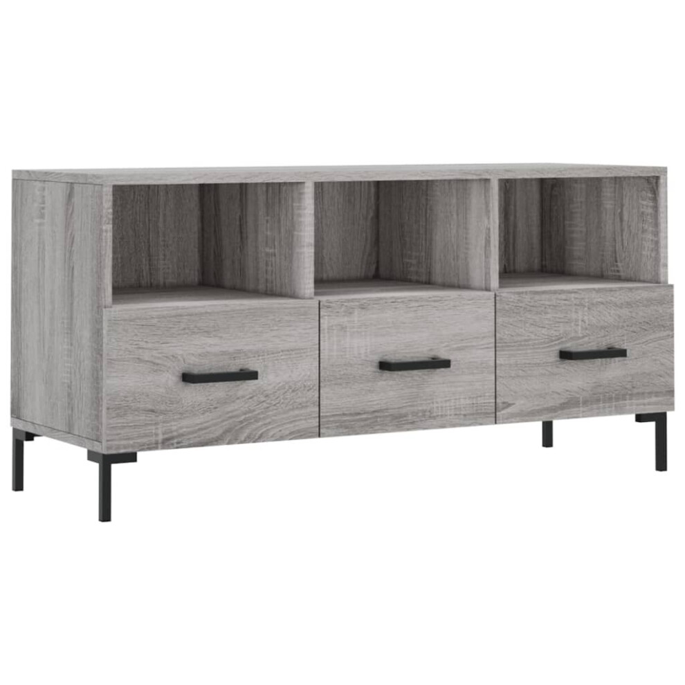 vidaXL TV Cabinet TV Unit Media Cabinet TV Stand Grey Sonoma Engineered Wood