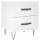 VidaXL (white, 2 pcs) vidaXL Bedside Cabinets Bed Table End Table 2 pcs Concrete Grey Engineered Wood 5