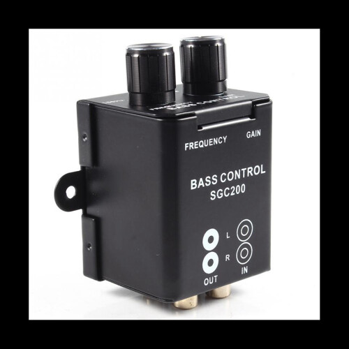 Controllo Remoto Livello Amplificatore Amplificatore Segnale Universale Per Auto Con Controllo Remoto - Potenzia Il Segnale RCA E Regola I Bassi Amplificatore Universale Auto