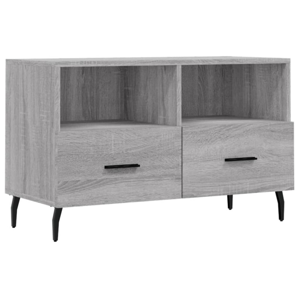 vidaXL TV Cabinet TV Unit Media Cabinet TV Stand Grey Sonoma Engineered Wood