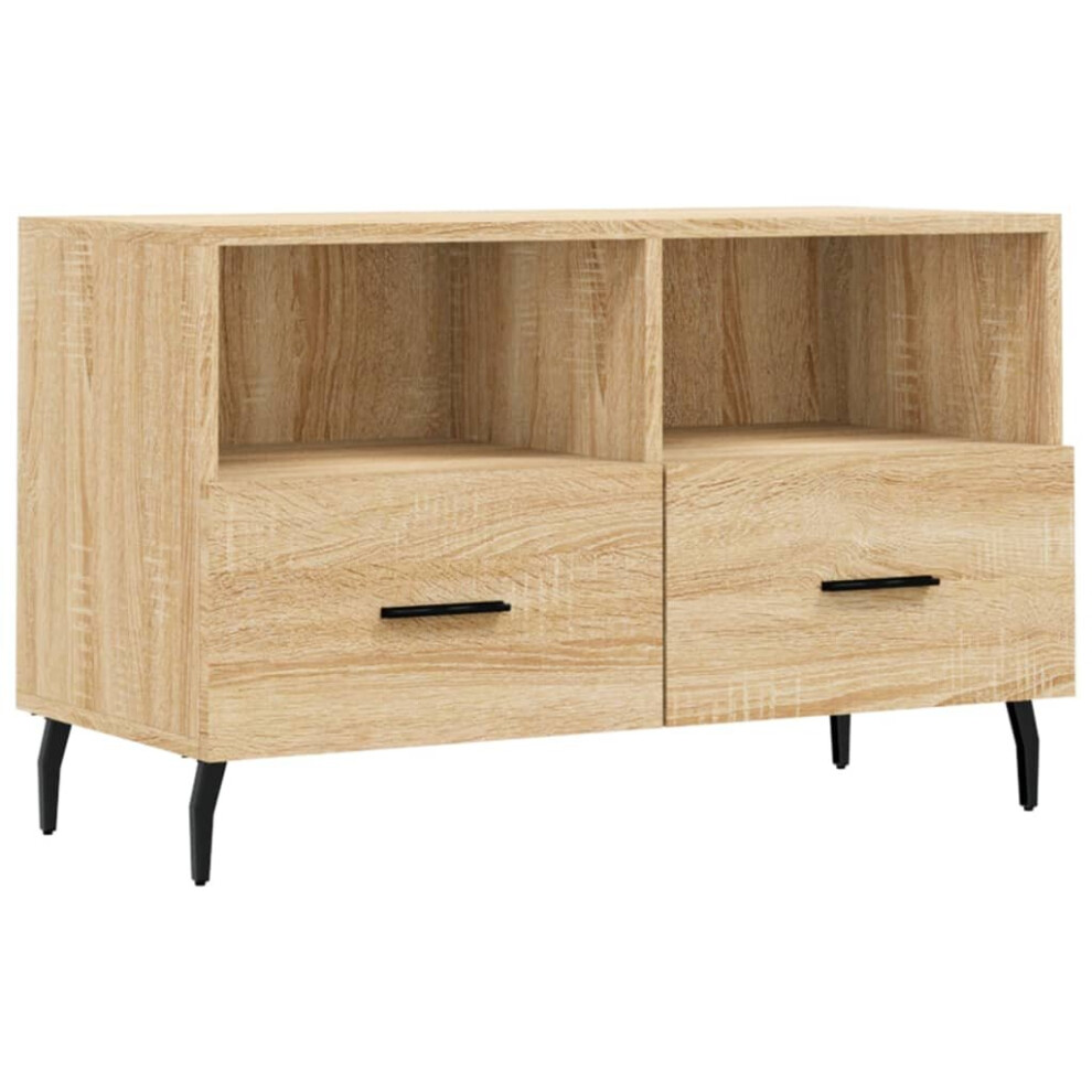 vidaXL TV Cabinet TV Unit Media Cabinet TV Stand Sonoma Oak Engineered Wood