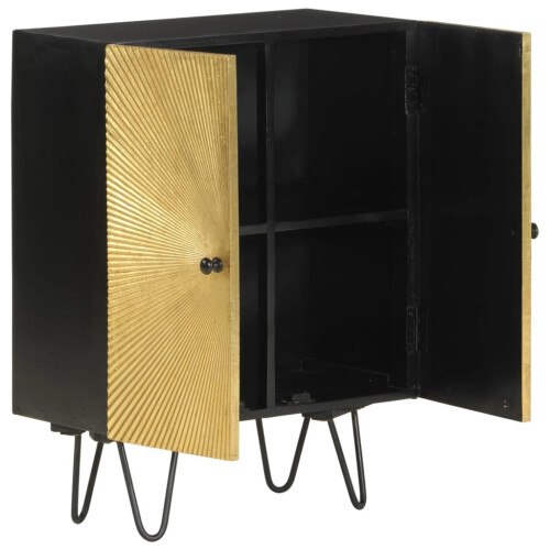 VidaXL vidaXL Sideboard Wooden Storage Cabinet Cupboard Side Cabinet Solid Wood Mango 1