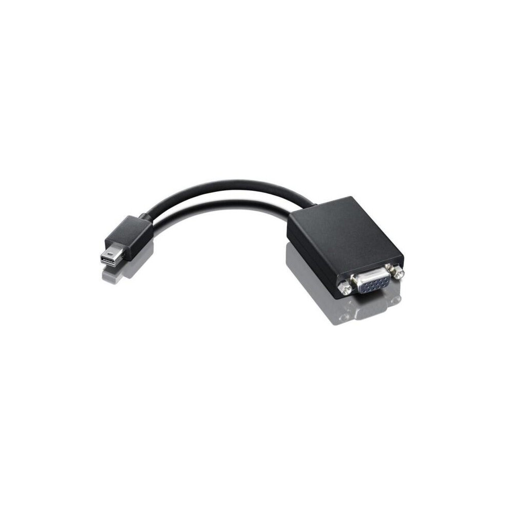 Lenovo Mini DisplayPort To VGA Adapter 1080p 0A36536 Black