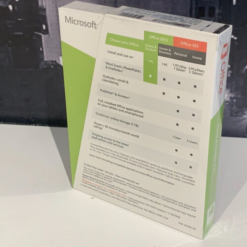 Microsoft Microsoft Office 2013 Home Student Word Excel Windows 10 11 2016 2019 2021 365 1