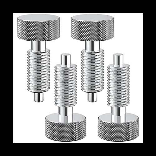 Threaded Knurled Knob Head Button Handle Mini Small Retractable Indexing Spring Loaded Plunger Pin - Index Plunger, Indexing Plunger