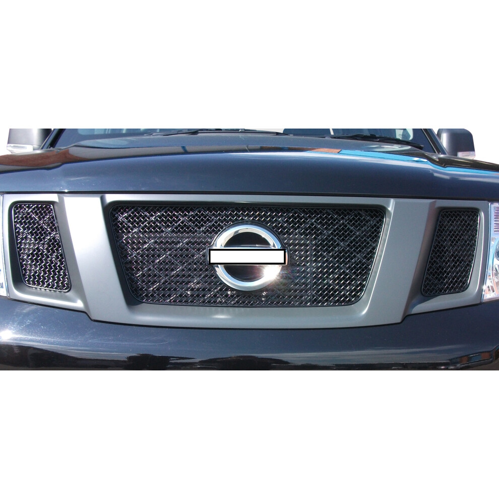 (Black) Nissan Navara Upper Grille Set (2010 to 2013)-image-OPC-P59VVMR-NEW