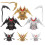 (3PCS Hellbat) 9PCS Gold Saints VS Hellbat  Toy Action Mini Figures Fits Lego 1