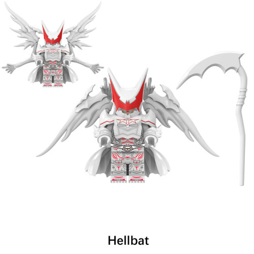 (3PCS Hellbat) 9PCS Gold Saints VS Hellbat  Toy Action Mini Figures Fits Lego 1