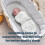 Silentnight Silentnight Safe Nights Swaddle Blanket - Grey Star 3