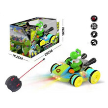 (Yoshi) Remote Control Car With Music Lights Children Xmas gifts