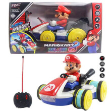 (Mario) Remote Control Car With Music Lights Children Xmas gifts