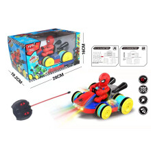 (Spider-Man) Remote Control Car With Music Lights Children Xmas gifts
