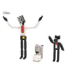 (#1) Skibidi Toilet Toiletman Speakerman Blocs de construction Jouet
