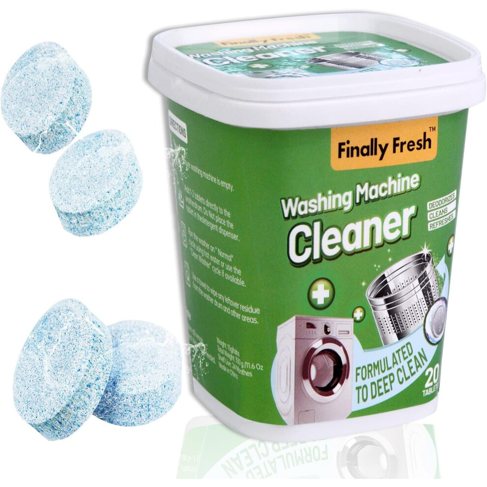 Washing Machine Cleaner Top Load Washer Machine Cleaner Tablets Washer Machine Cleaner Sensitive Skin Suitable Washing Machines 20 Tablets
