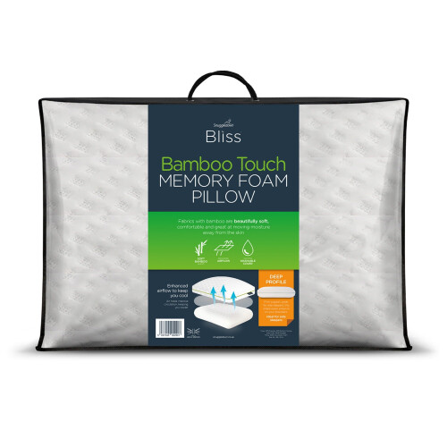 Snuggledown (Bamboo) Snuggledown Bliss Extra Deep Bamboo Pillow UK Made