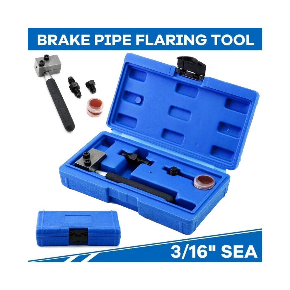 Brake Pipe Flaring Tool Trident 3/16" Sae On Car Double Flare Kit 328286411083