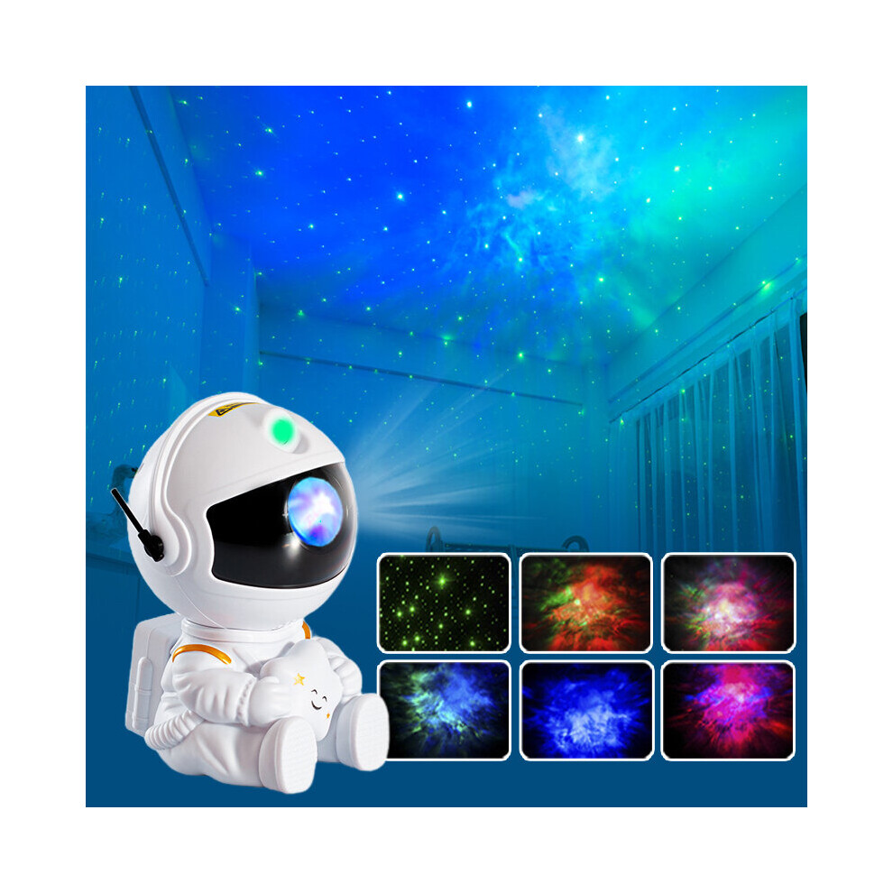 (Guitar White) Galaxy star projector LED night light star astronaut projector decoration bedroom children's gift