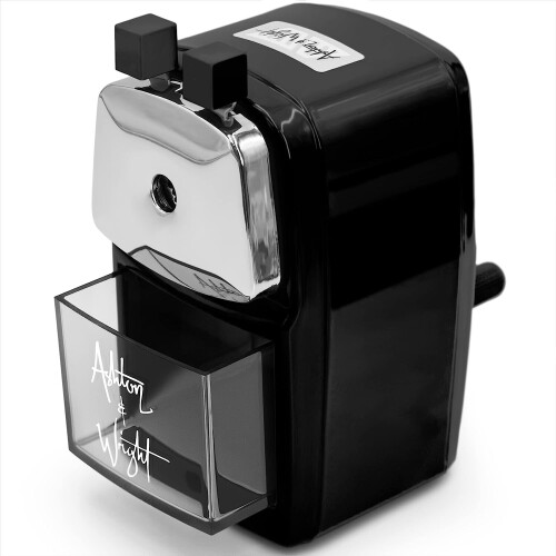 (Black) Ashton and Wright - Mechanical Desktop Pencil Sharpener