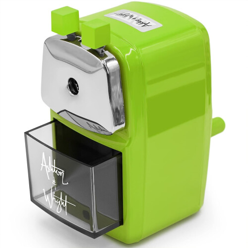 (Lime Green) Ashton and Wright - Mechanical Desktop Pencil Sharpener
