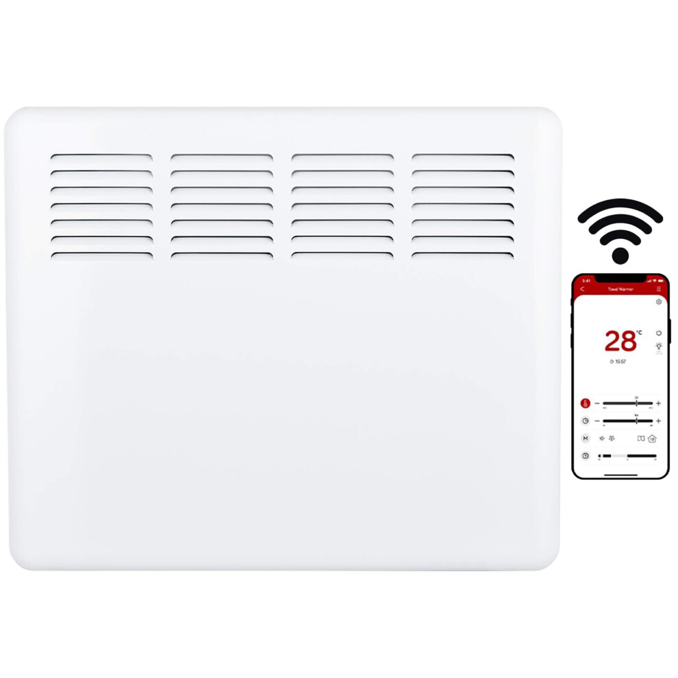 (1000W) Mylek Smart App Wifi Electric Panel Heater IP24