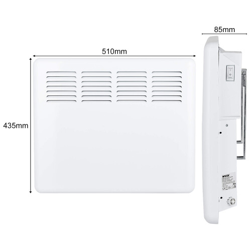 MYLEK (1000W) Mylek Smart App Wifi Electric Panel Heater IP24 2