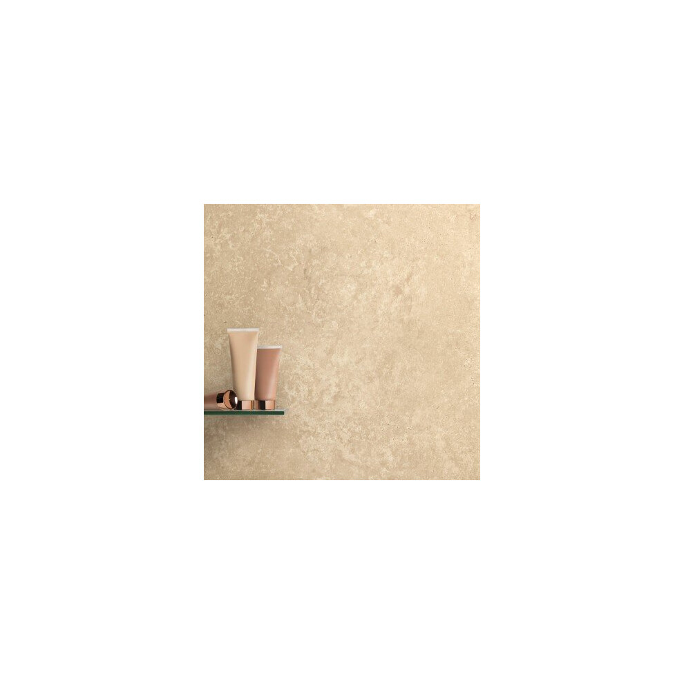 10 x Concrete Beige 250mm x 2700mm x 8mm PVC Wet Wall Panels