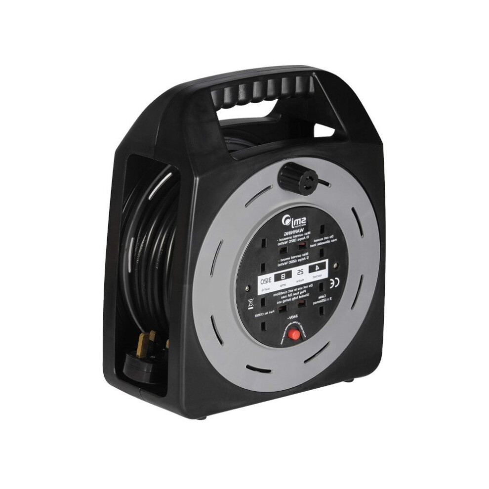 SMJ CT2513 4g 13A CT Range Easi Cable Reel with Thermal Cutout 25m