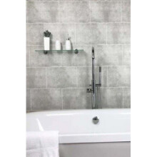 10 x Concrete Grey Cutline 8mm 250mm x 2800mm x 8mm PVC