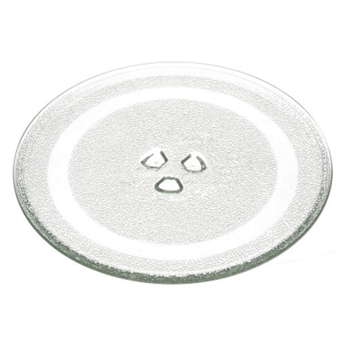 SPARES2GO 284mm Turntable Glass Plate Dish Plate for Microwave Oven Universal